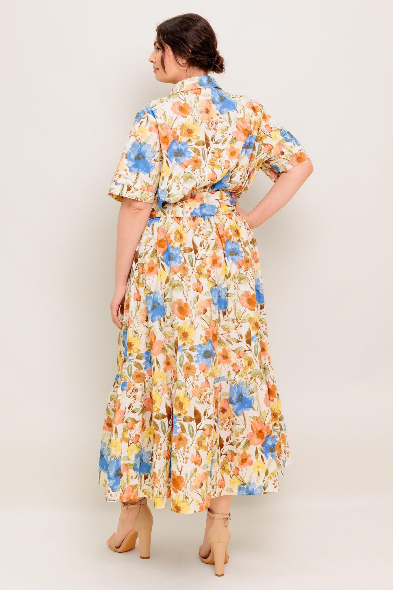 HAZEL DREAM IVORY WOVEN MIDI DRESS Flying Tomato