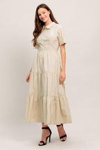 WORTH THE WAIT WOVEN MIDI DRESS Flying Tomato
