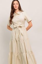 WORTH THE WAIT WOVEN MIDI DRESS Flying Tomato