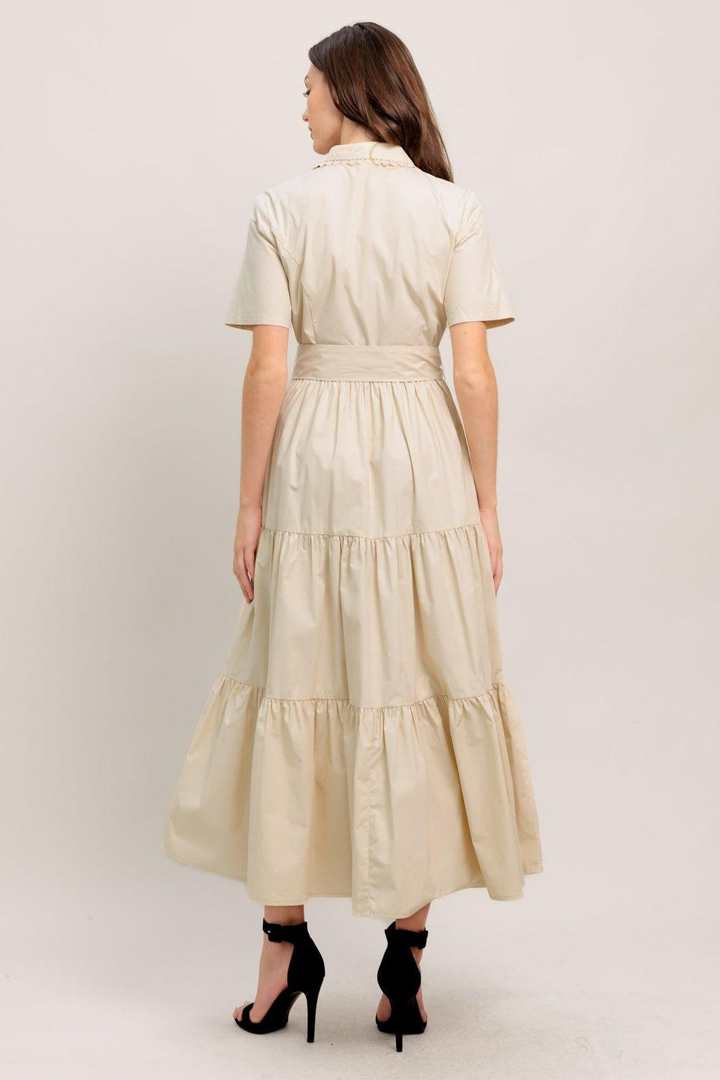WORTH THE WAIT WOVEN MIDI DRESS Flying Tomato