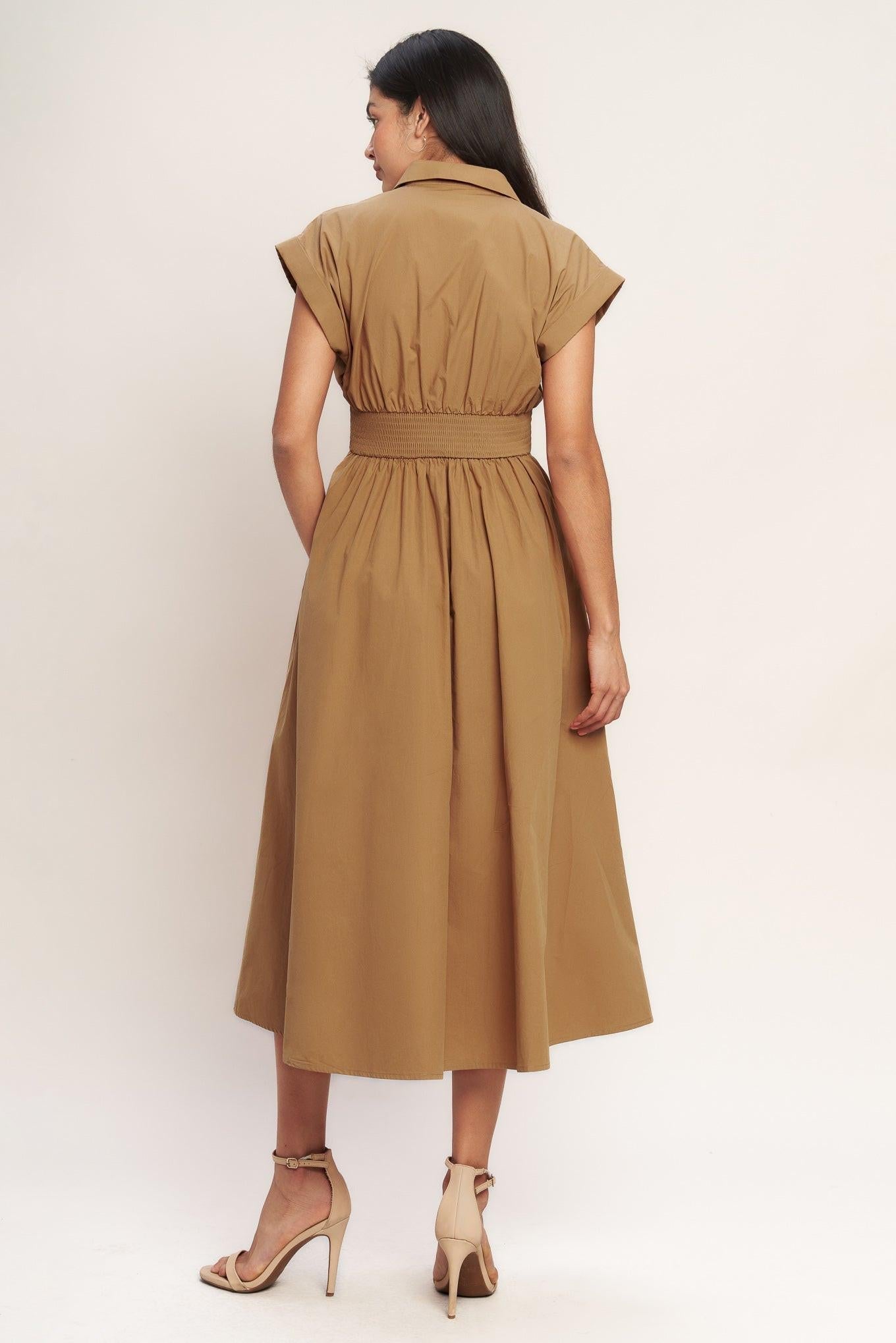 LOVE YOU MORE WOVEN MIDI DRESS Flying Tomato