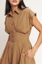 LOVE YOU MORE WOVEN MIDI DRESS Flying Tomato
