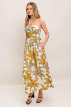 PETITE LOVE WOVEN MIDI DRESS Flying Tomato