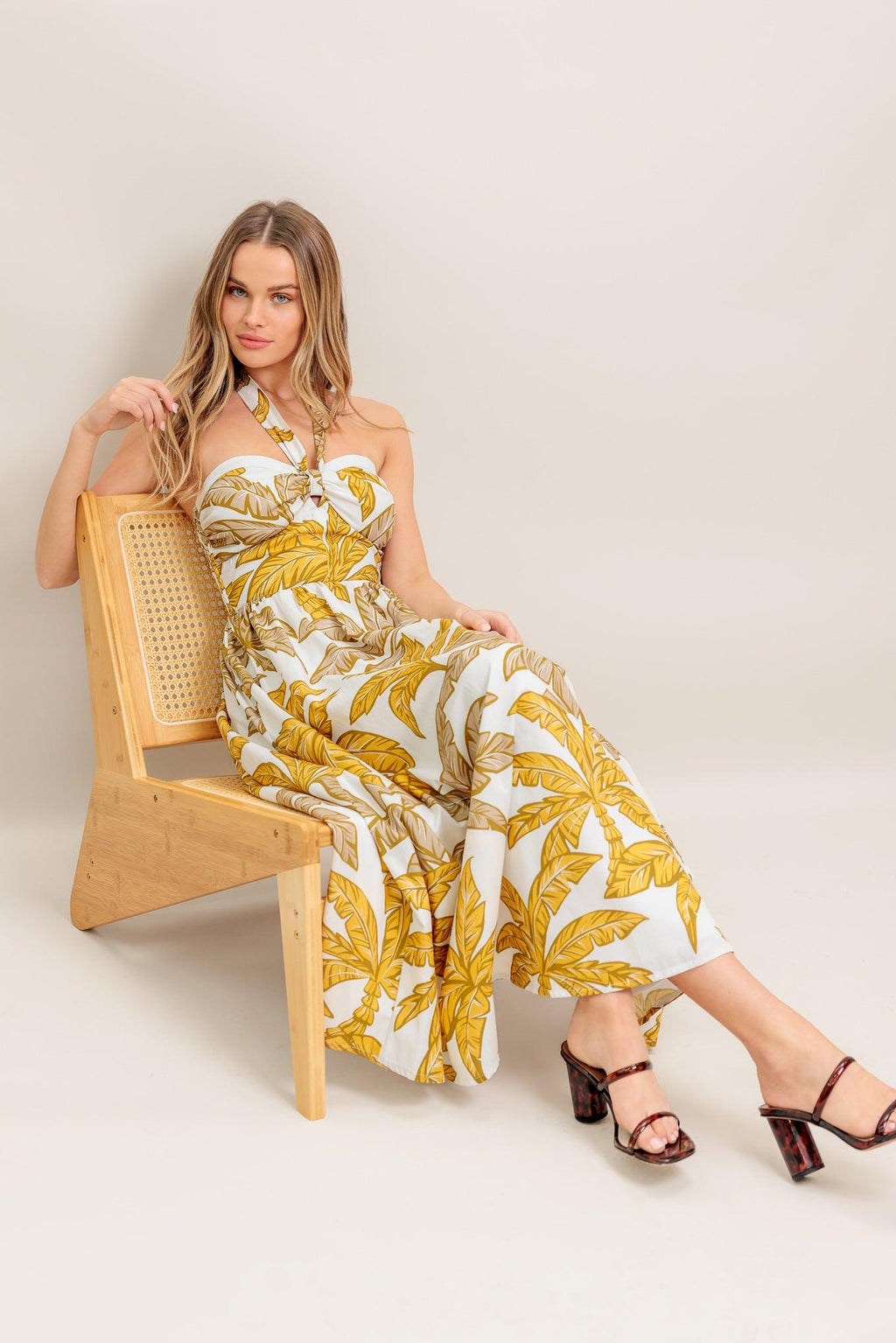 PETITE LOVE WOVEN MIDI DRESS Flying Tomato