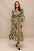 TERRA VISION WOVEN MIDI DRESS Flying Tomato
