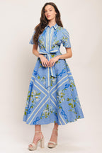SWEET SOPHISTICATE WOVEN MIDI DRESS Flying Tomato