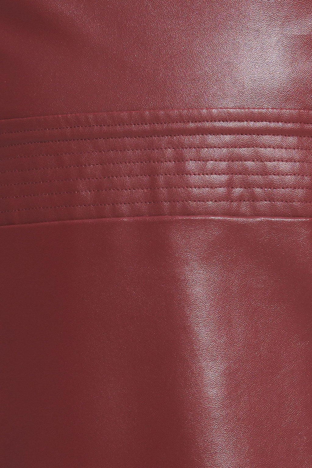 RUNWAY TREND FAUX LEATHER MIDI DRESS Flying Tomato