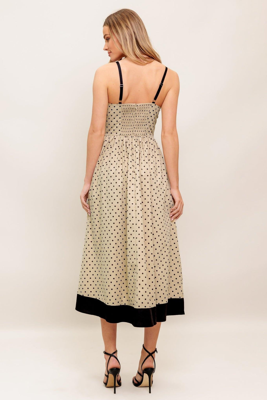 POLKA PASSION WOVEN MAXI DRESS Flying Tomato