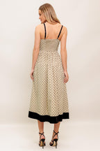 POLKA PASSION WOVEN MAXI DRESS Flying Tomato