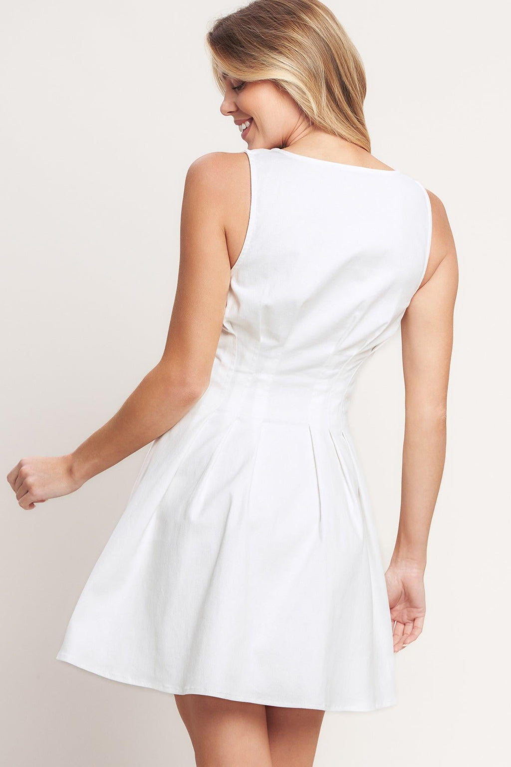 SUMMER PROMISE WOVEN MINI DRESS Flying Tomato