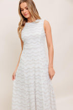 HEARTFELT CREAM WOVEN LACE ANKLE DRESS Flying Tomato