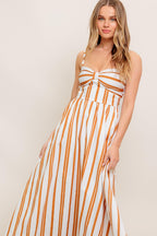 MARIGOLD MOTION WOVEN MIDI DRESS Flying Tomato