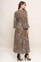 DESERT WALTZ WOVEN MIDI DRESS Flying Tomato