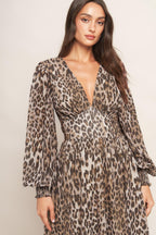 DESERT WALTZ WOVEN MIDI DRESS Flying Tomato