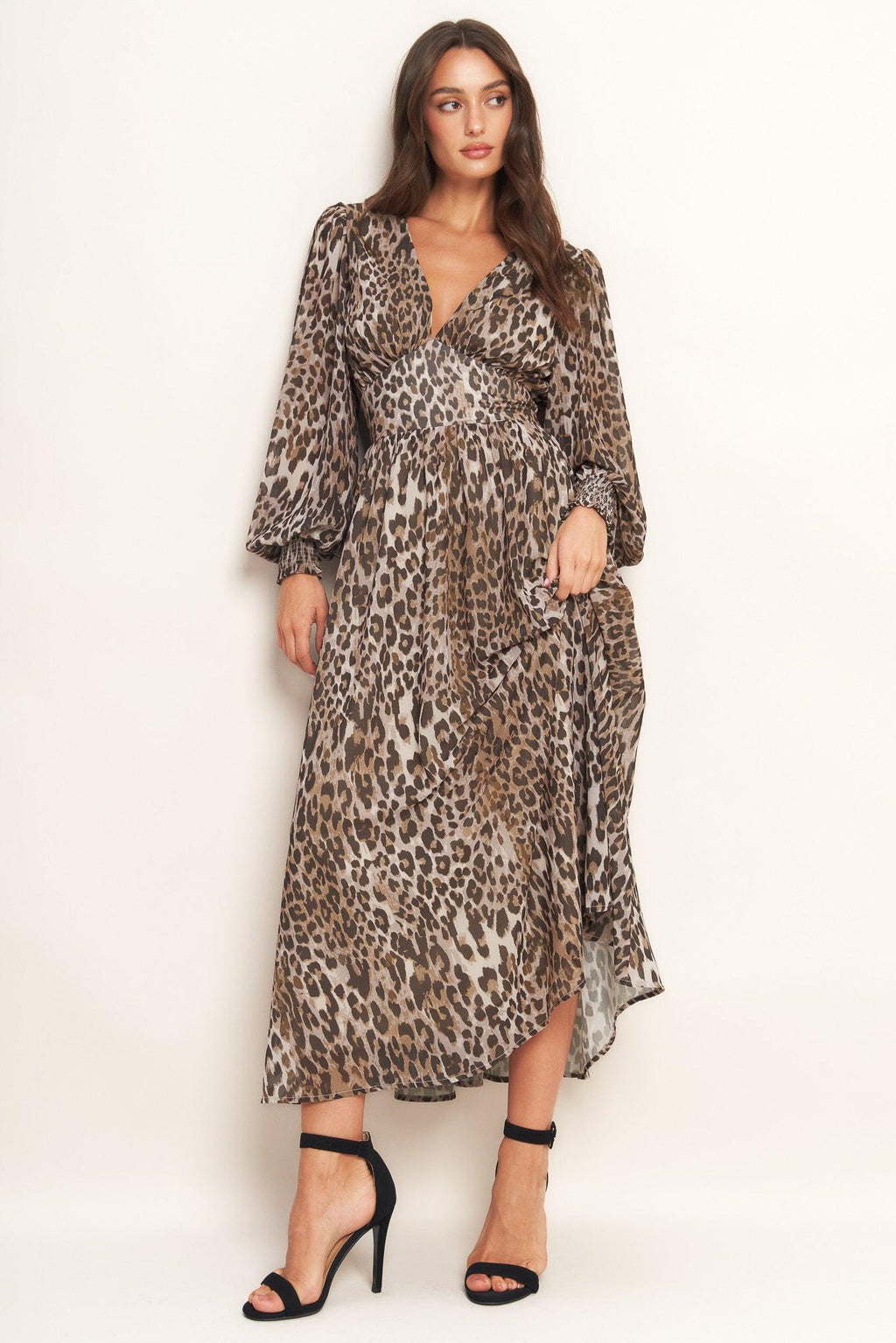 DESERT WALTZ WOVEN MIDI DRESS Flying Tomato