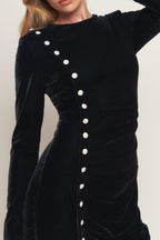 URBAN EMPRESS VELVET MIDI DRESS Flying Tomato
