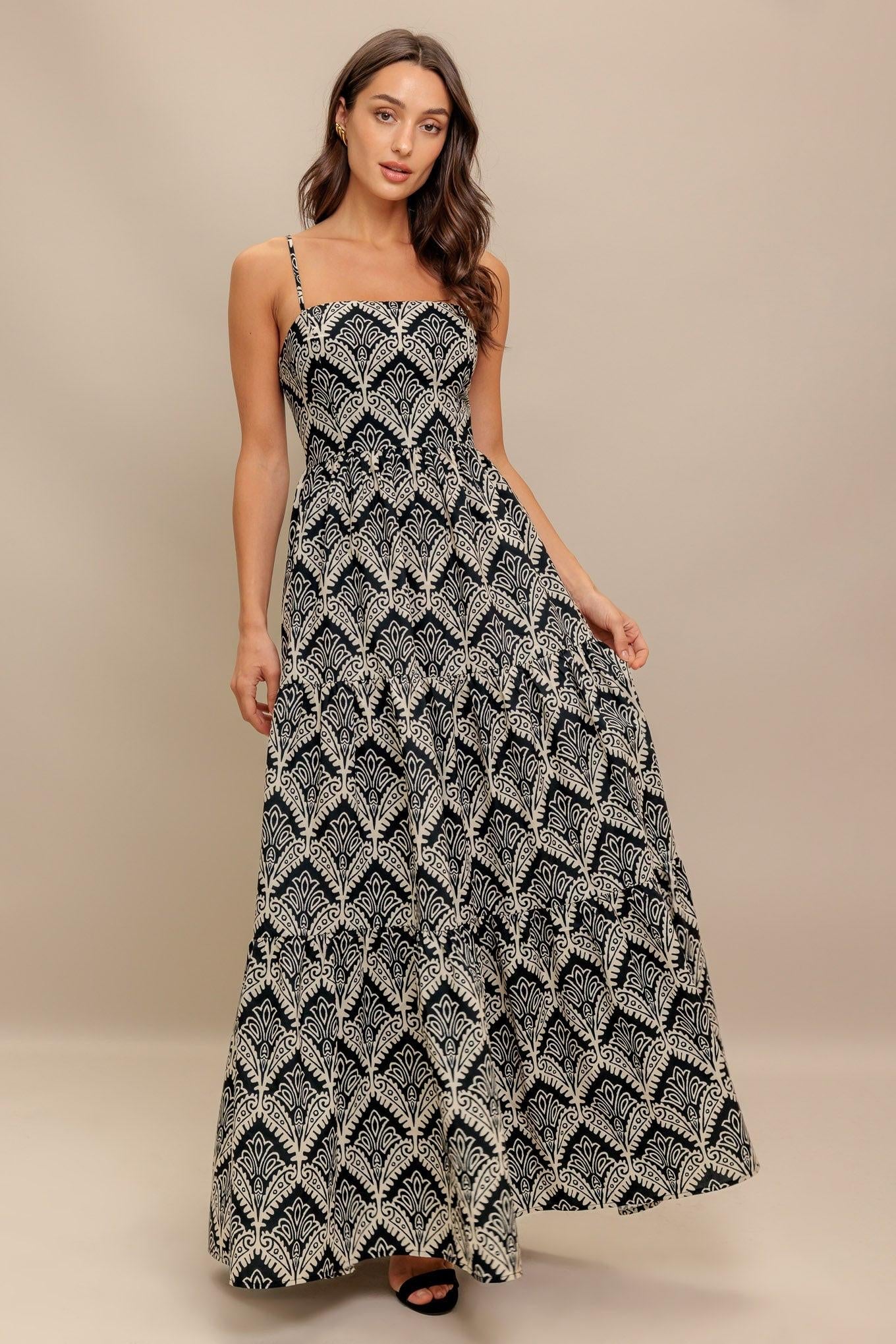 HAZELWOOD GARDEN WOVEN MAXI DRESS Flying Tomato