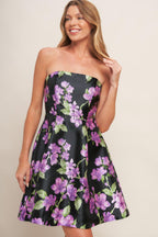 GARDEN PARTY CHIC WOVEN MINI DRESS Flying Tomato