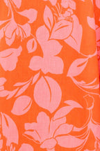 CITRUS GARDEN WOVEN MIDI DRESS Flying Tomato