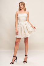 ROMANTIC GARDEN WOVEN MINI DRESS Flying Tomato