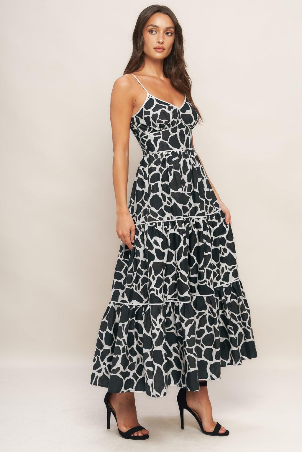 URBAN WILD WOVEN MIDI DRESS Flying Tomato