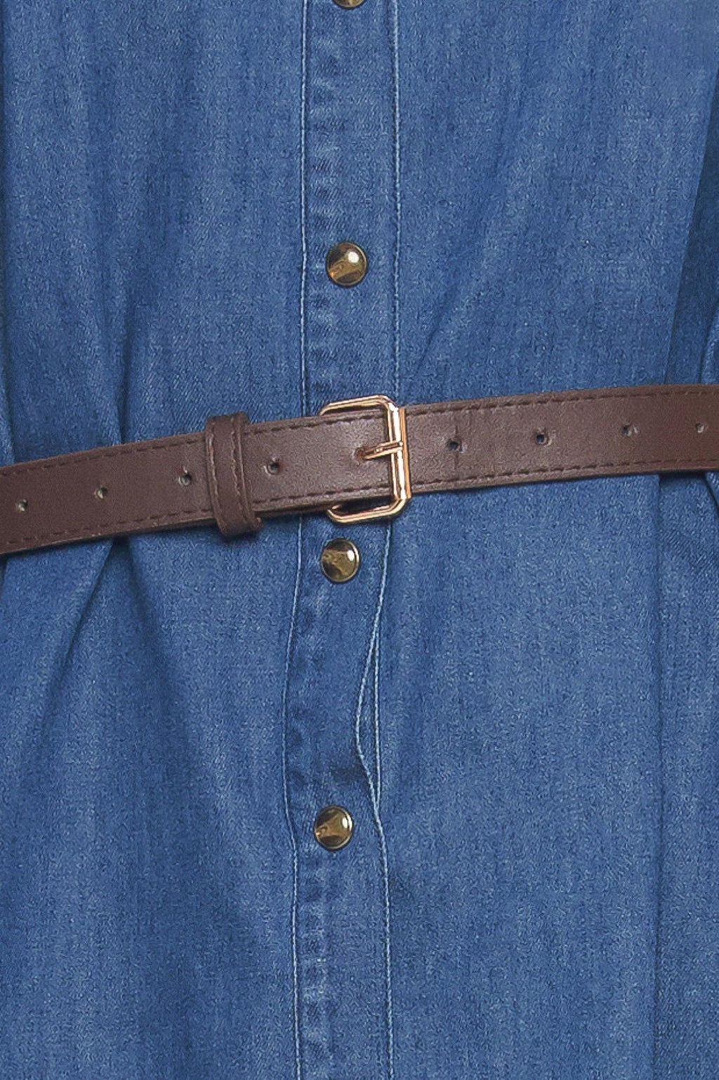 BLUEBIRD COWGIRL DENIM MINI DRESS Flying Tomato
