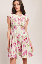 BLOSSOM BABE WOVEN MINI DRESS Flying Tomato