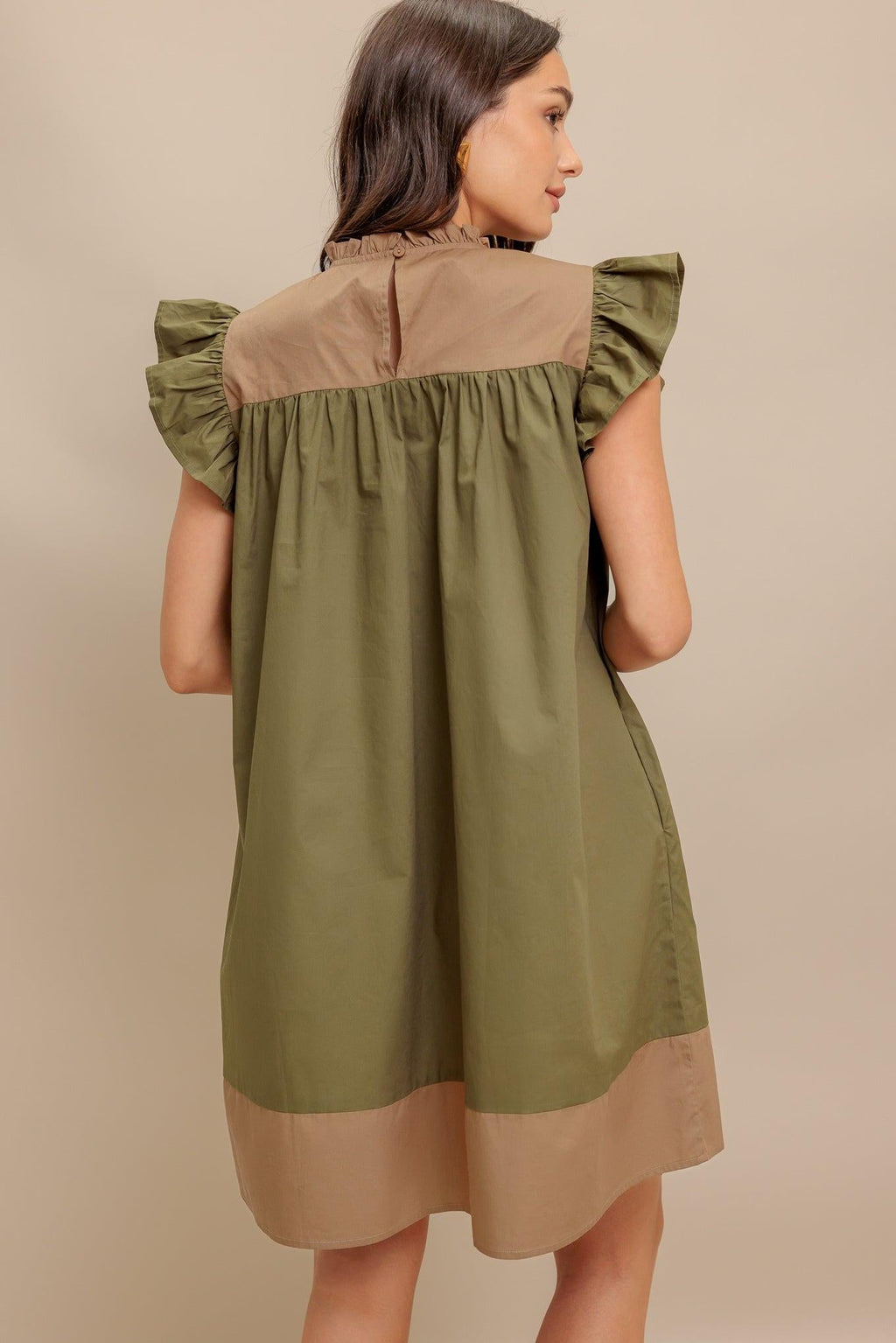 FOREST WHISPER WOVEN MINI DRESS Flying Tomato