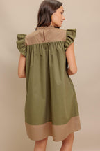 FOREST WHISPER WOVEN MINI DRESS Flying Tomato
