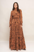 NOMAD'S WHISPER WOVEN MAXI DRESS Flying Tomato