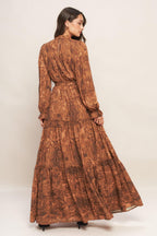 NOMAD'S WHISPER WOVEN MAXI DRESS Flying Tomato