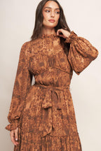 NOMAD'S WHISPER WOVEN MAXI DRESS Flying Tomato