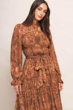 NOMAD'S WHISPER WOVEN MAXI DRESS Flying Tomato