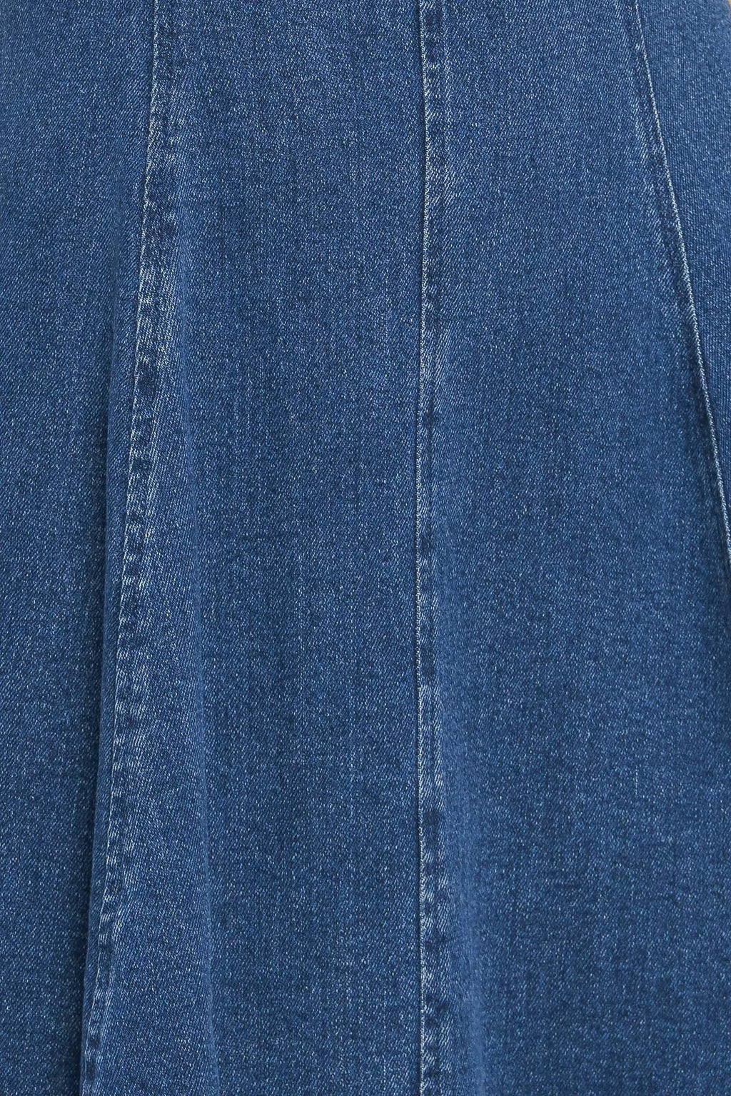 WESTWOOD CHARM DENIM MINI DRESS Flying Tomato