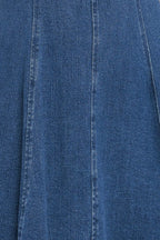 WESTWOOD CHARM DENIM MINI DRESS Flying Tomato