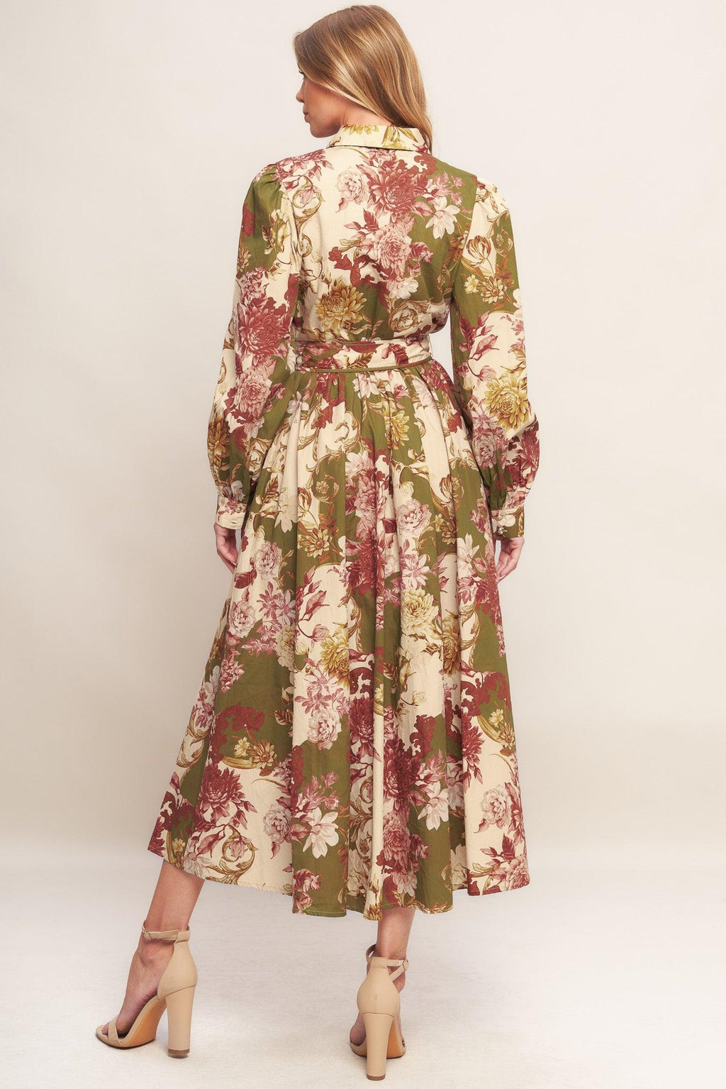 COUNTRY ROMANCE WOVEN MIDI DRESS Flying Tomato