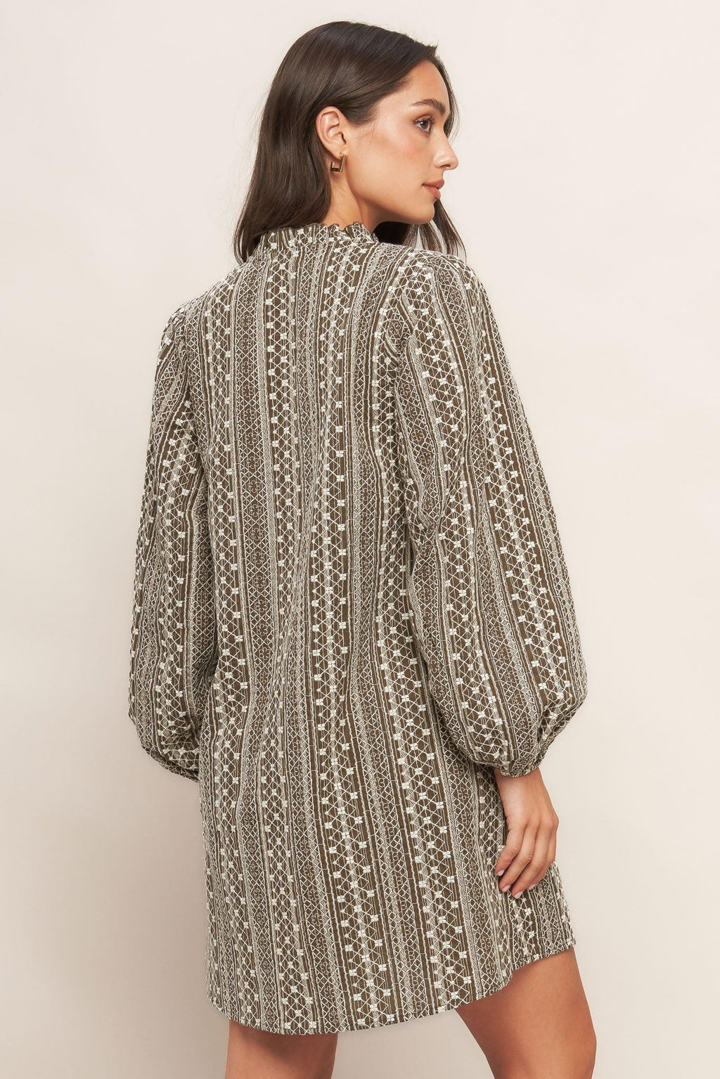 DESERT DUST WOVEN MINI DRESS Flying Tomato