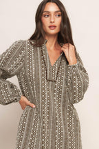 DESERT DUST WOVEN MINI DRESS Flying Tomato
