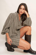 DESERT DUST WOVEN MINI DRESS Flying Tomato