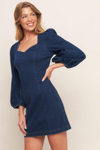 TIMELESS DENIM MINI DRESS Flying Tomato