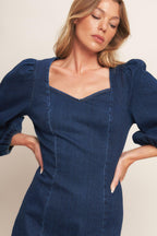 TIMELESS DENIM MINI DRESS Flying Tomato