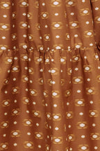 CINNAMON WALTZ WOVEN MIDI DRESS Flying Tomato