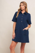 DOWNTOWN COOL KNIT MINI DRESS Flying Tomato