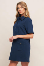 DOWNTOWN COOL KNIT MINI DRESS Flying Tomato