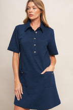 DOWNTOWN COOL KNIT MINI DRESS Flying Tomato