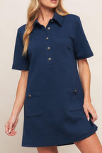 DOWNTOWN COOL KNIT MINI DRESS Flying Tomato