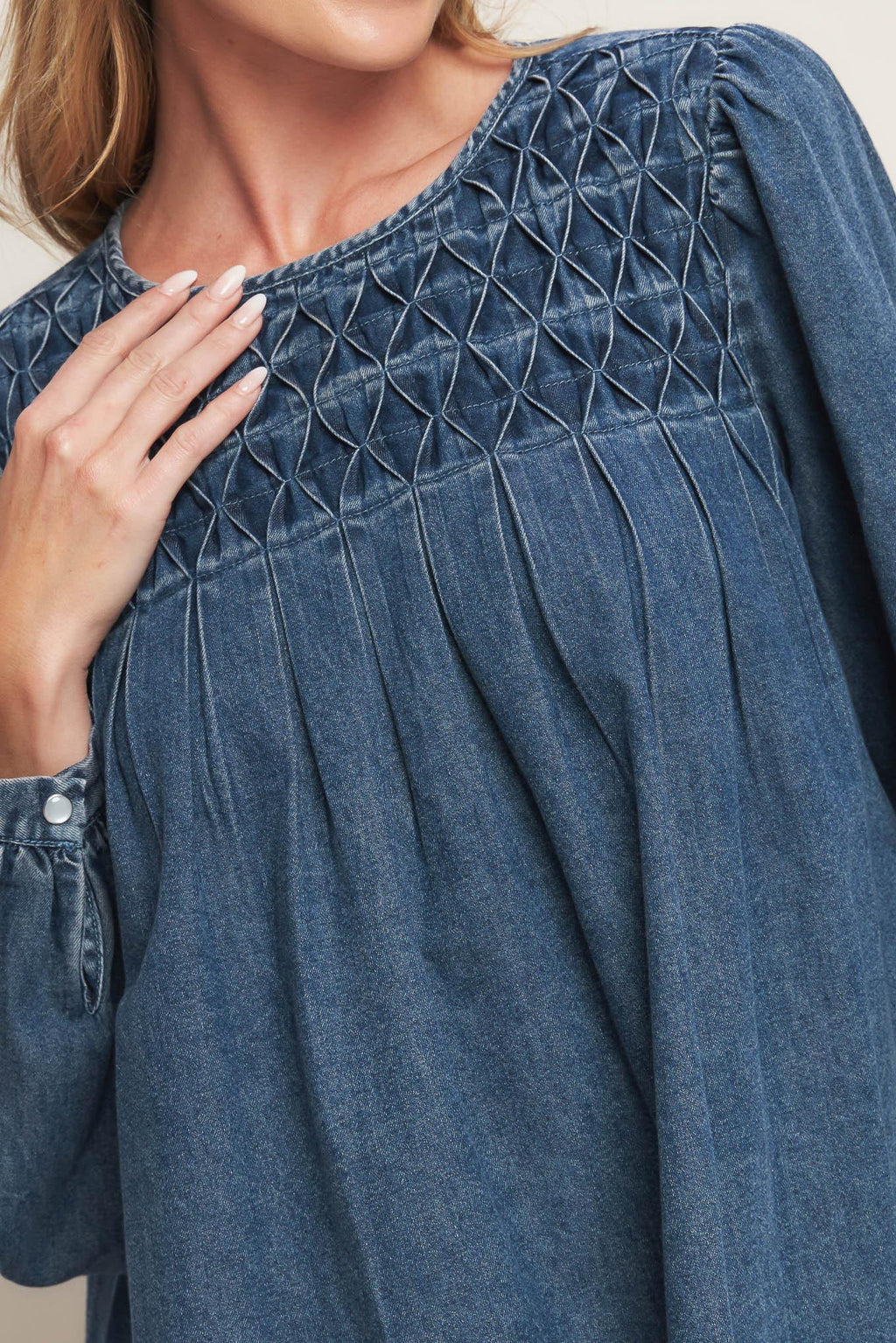 WEEKEND DENIM ICON MINI DRESS Flying Tomato