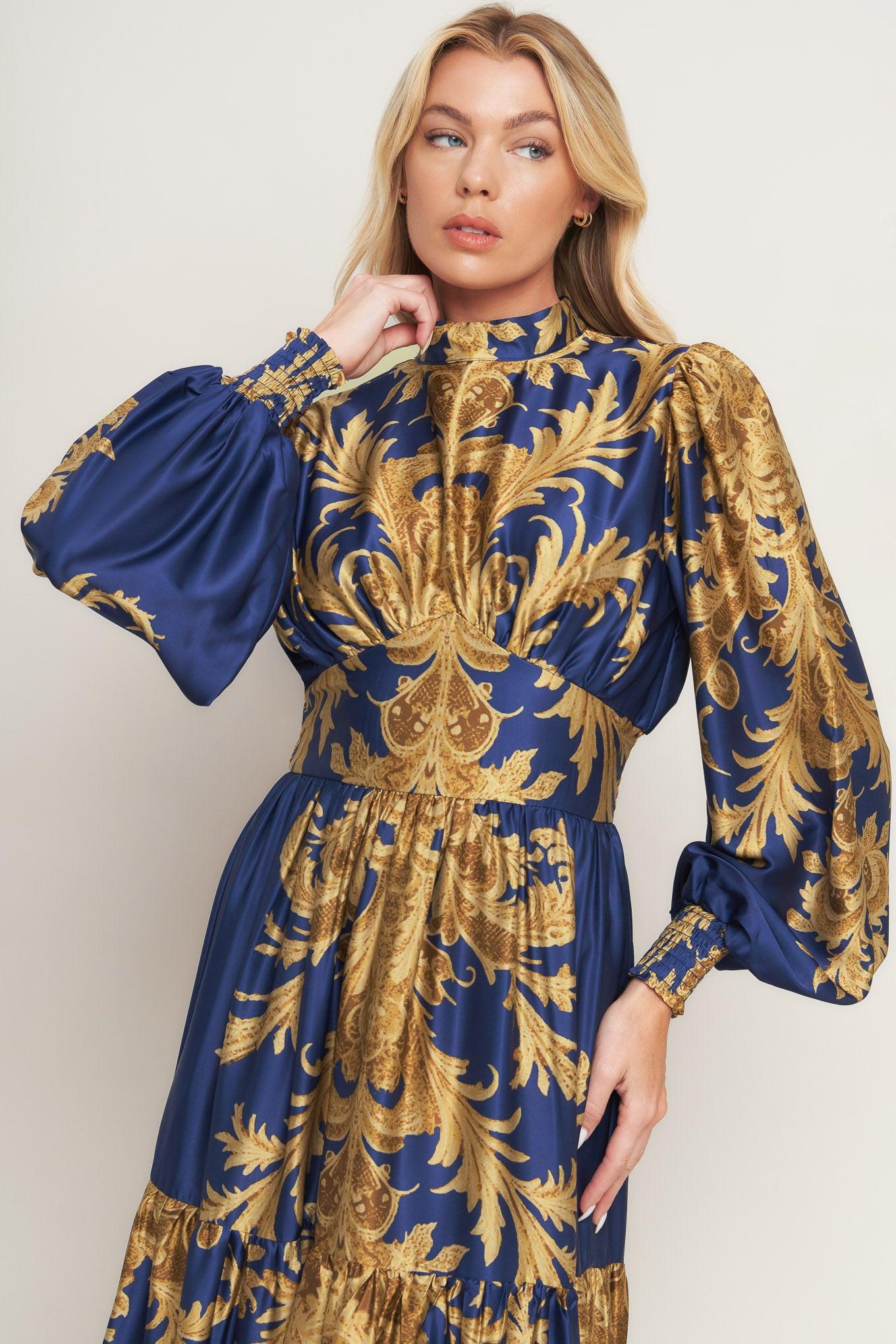 PALACE WALTZ WOVEN MAXI DRESS Flying Tomato