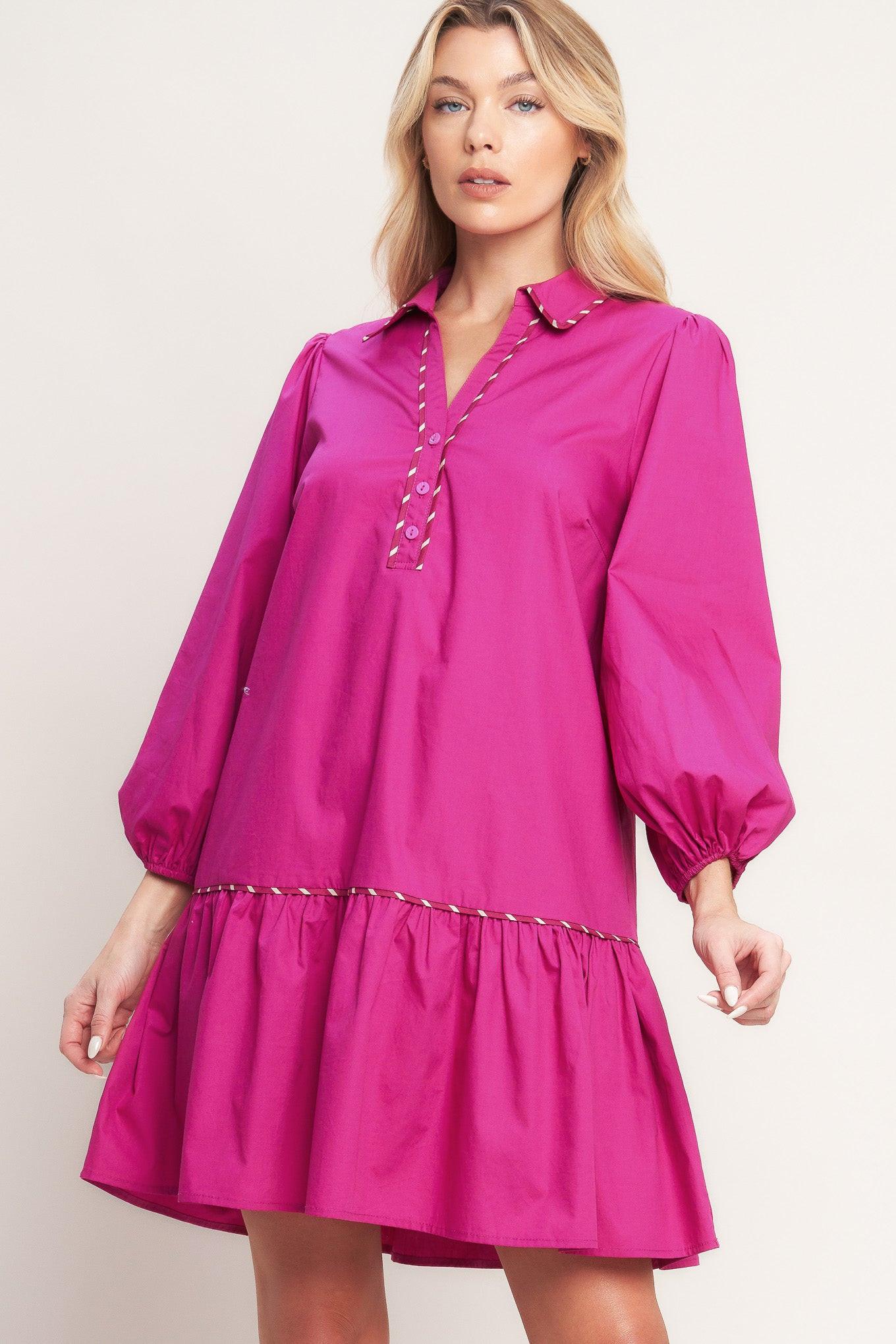 PRETTY MUCH PERFECT WOVEN MINI DRESS Flying Tomato
