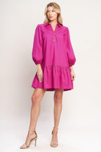 PRETTY MUCH PERFECT WOVEN MINI DRESS Flying Tomato